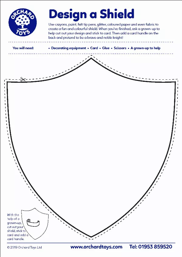 Design a Shield Activity Sheet